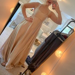 Show Me Your Mumu Madi Gown in Champagne Luxe, size M